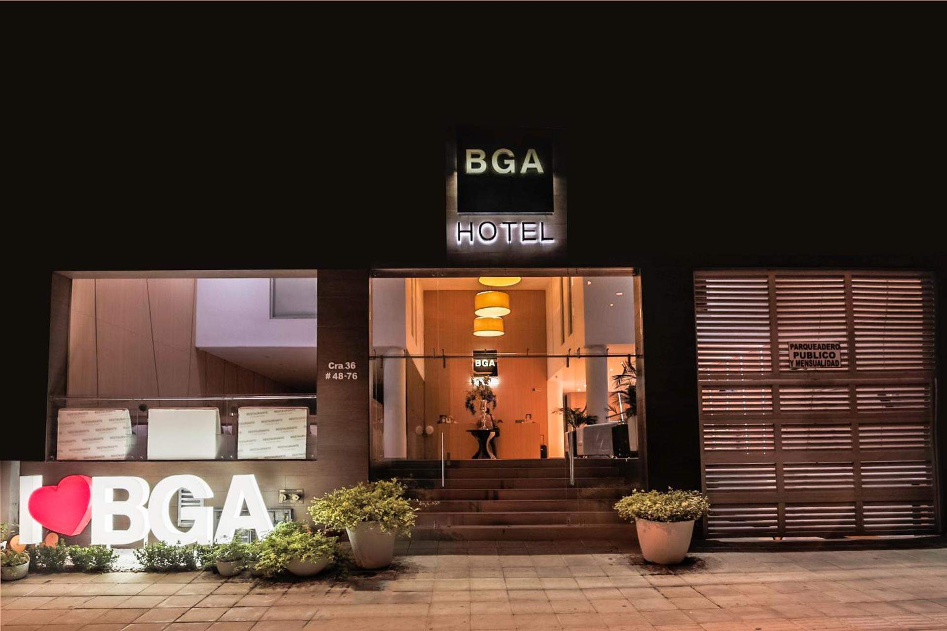 Fachada del Hotel BGA en Bucaramanga